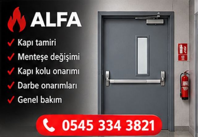İstanbul Geneli Yangın Kapısı Tamiri ve Servisi | Karaboğa